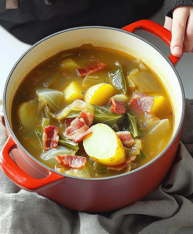 Irish Bacon Cabbage And Potato Soup Recipe