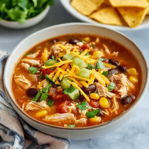 Easy Chicken Taco Soup Recipe
