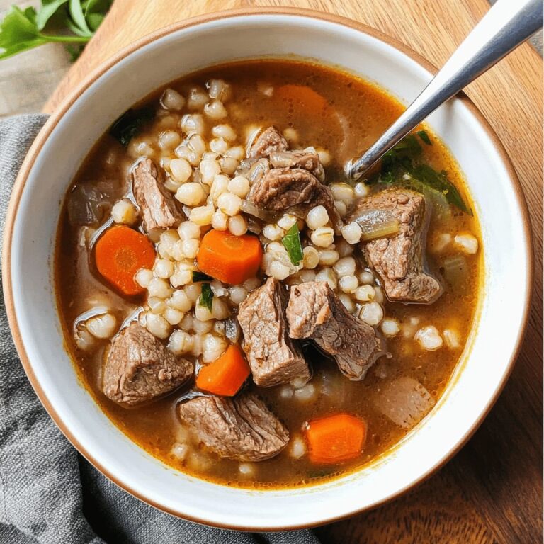 Beef Barley Soup Recipe