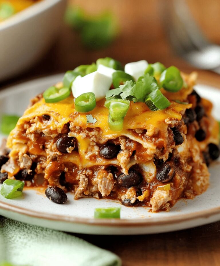 Black Bean and Beef Enchilada Casserole Recipe