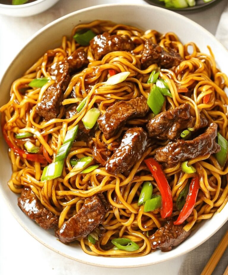 Beef Stir Fry With Noodles And Sticky Sauce Recipe