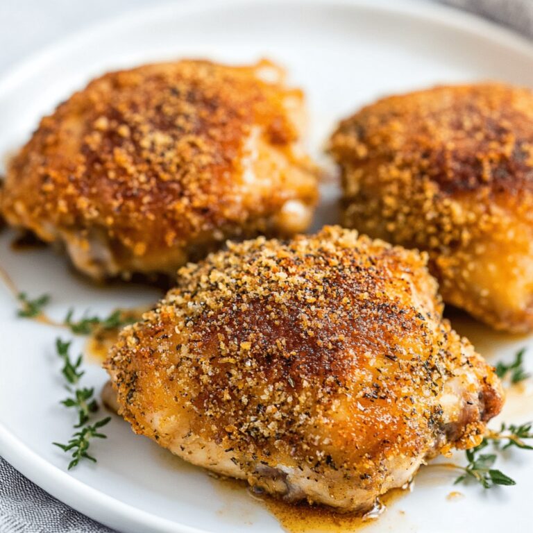 Baked Chicken Thighs Recipe