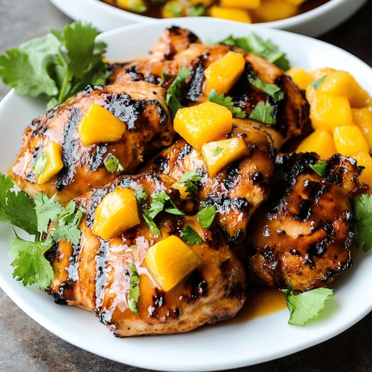 Grilled Mango Chicken Recipe