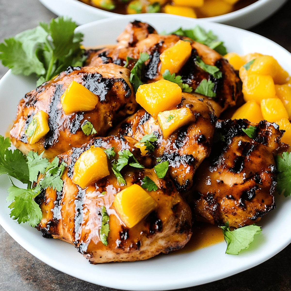 Grilled Mango Chicken Recipe