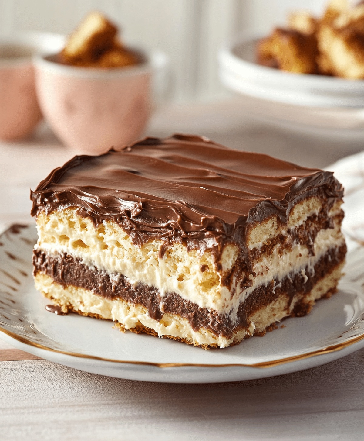 No Bake Eclair Cake Recipe