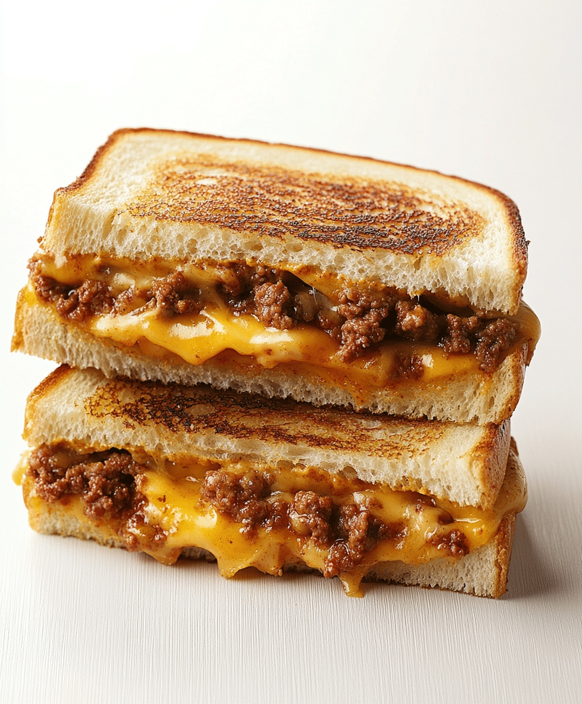 Ground Beef Grilled Cheese Sandwich Recipe