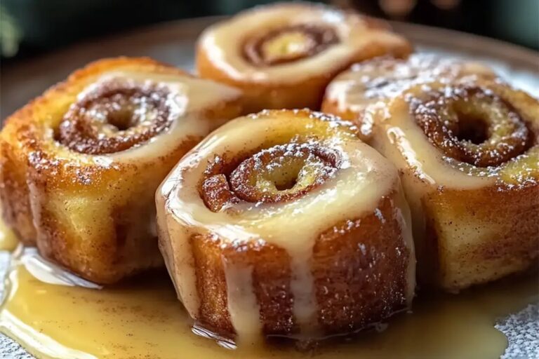 Cinnamon Roll French Toast Roll-Ups Recipe