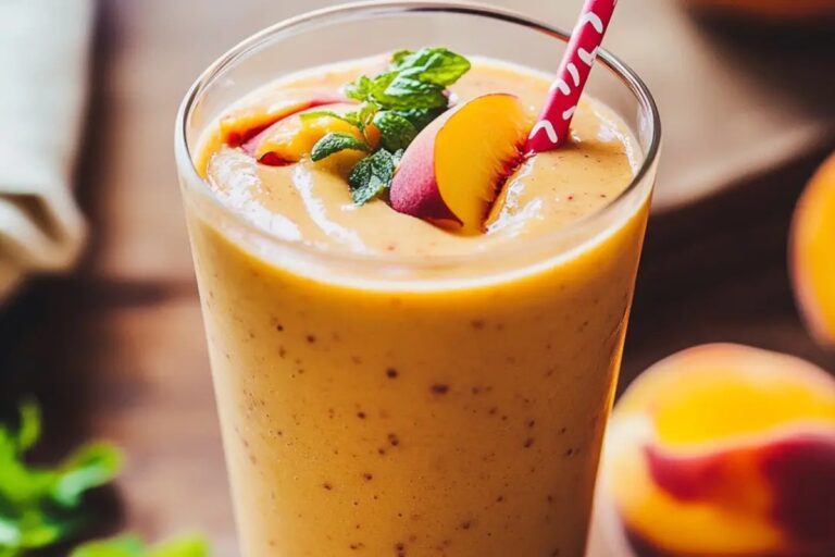 Vegan Peach Smoothie Recipe