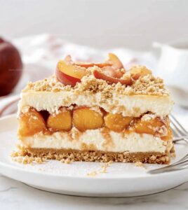 Peach Cobbler Cheesecake Recipe