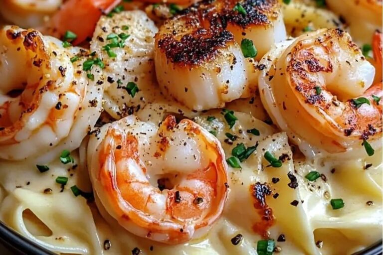 Oceans Embrace Alfredo PastaRecipe