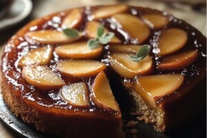 Brown Butter Apple Upside Down Cake Recipe