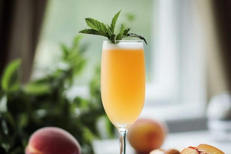 Peach Mimosas Recipe