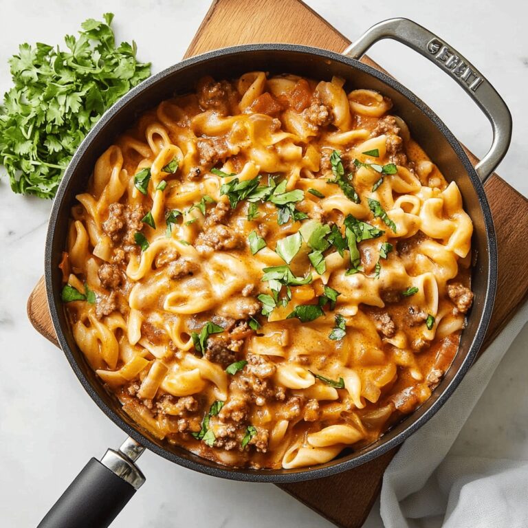 One-pot Cheeseburger Pasta Recipe
