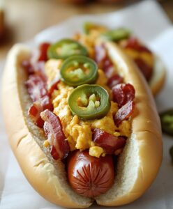 Bacon Jalapeno Popper Hot Dogs Recipe