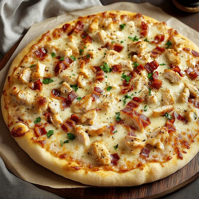 Chicken Bacon Ranch Pizza Recipe