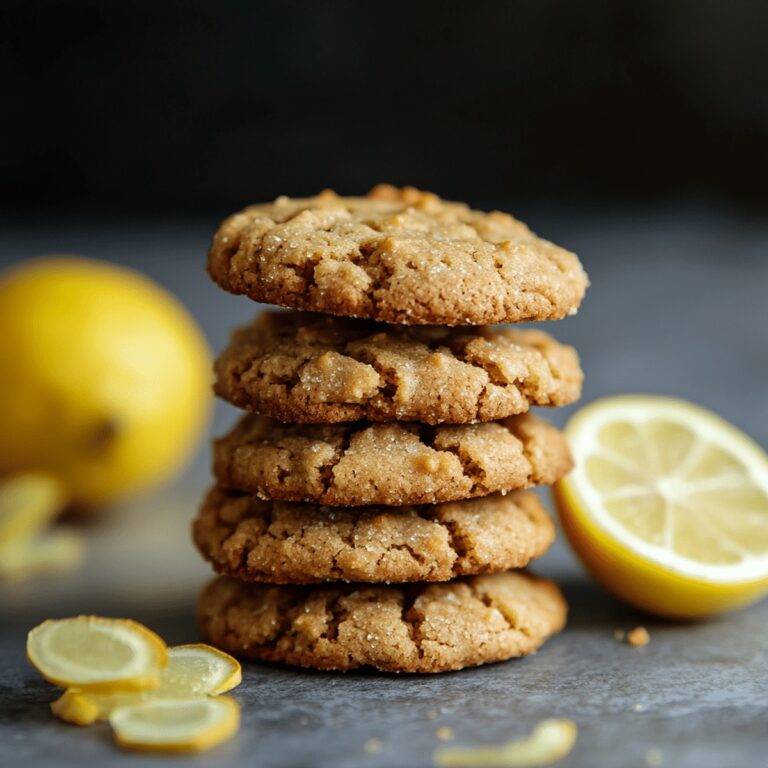 Lemon Ginger Cookies Recipe