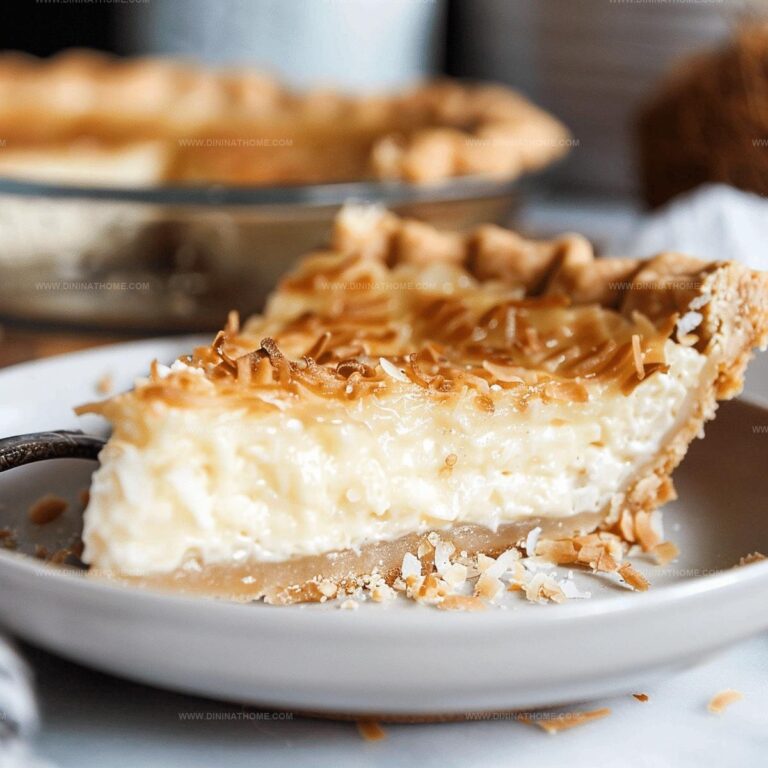 Coconut Custard Pie Recipe