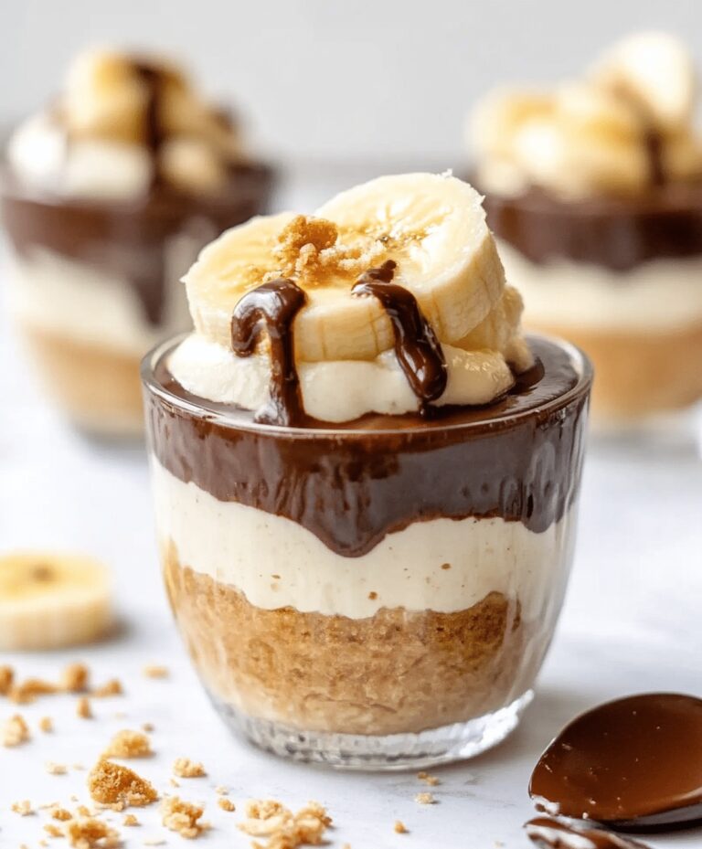 Chocolate Covered Banana Pudding Cups Recipe