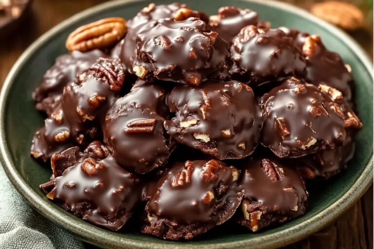 Chocolate Pecan Turtle Clusters Recipe