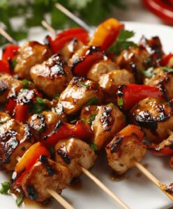 Yummy Honey Chicken Kabobs Recipe