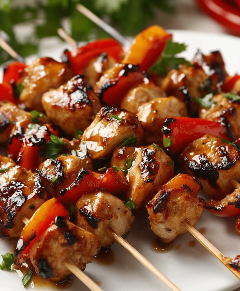 Yummy Honey Chicken Kabobs Recipe