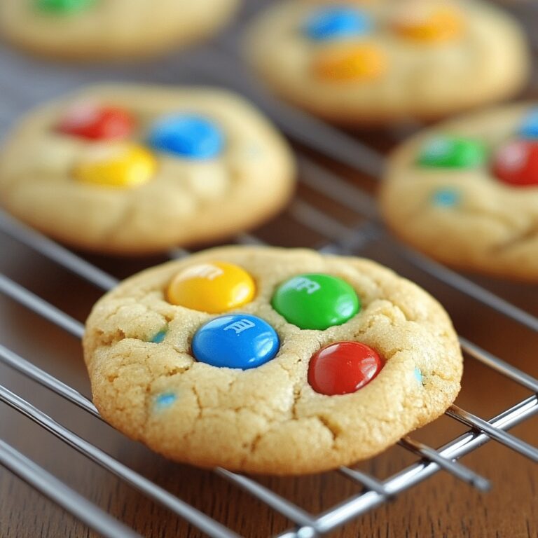 Soft-Baked M&M Cookies Recipe