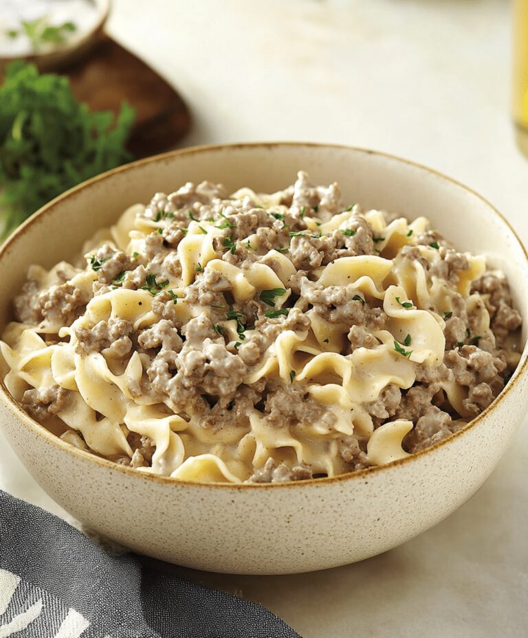 The Best Hamburger Stroganoff Recipe