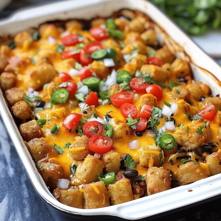 Taco Tater Tot Casserole Recipe