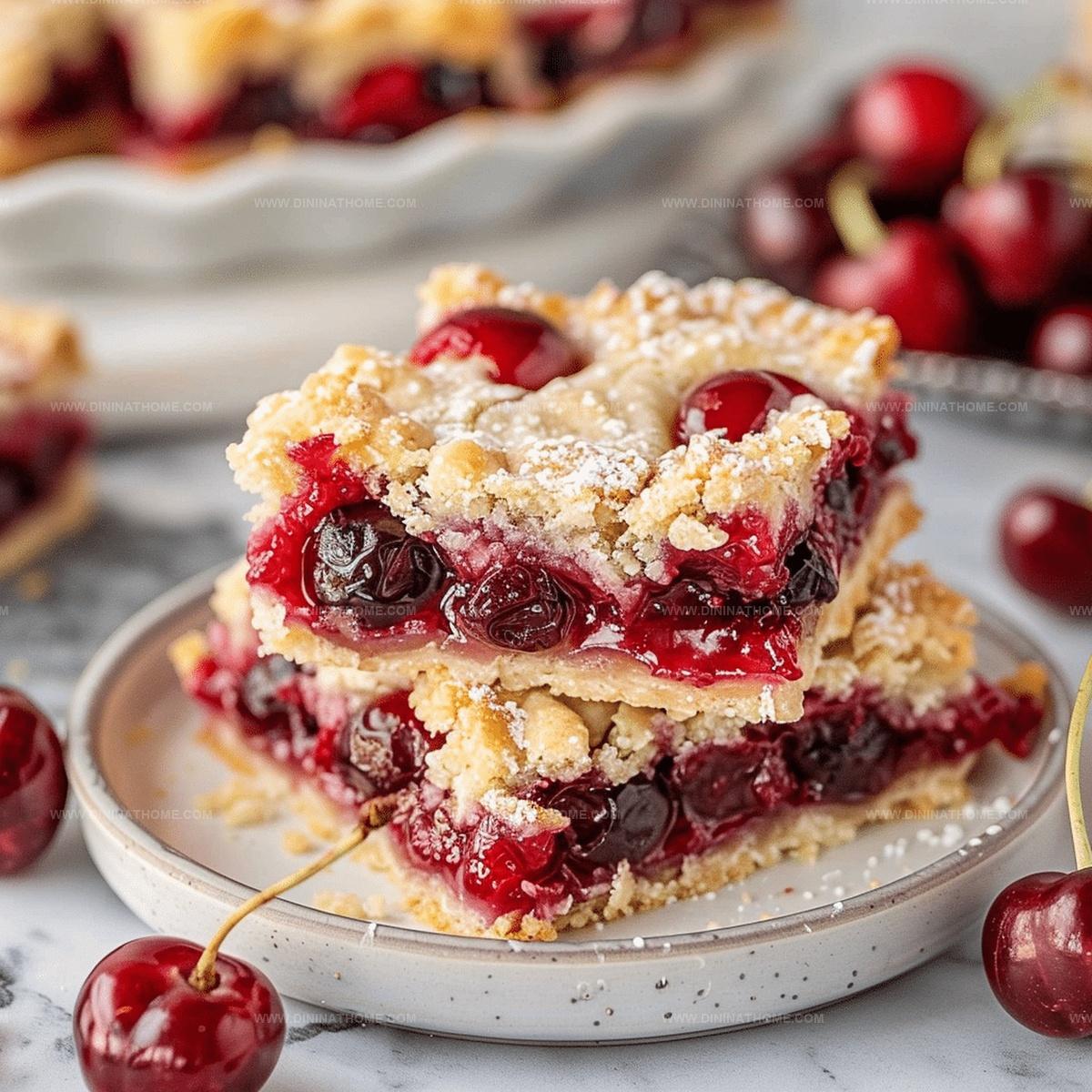Cherry Pie Bars Recipe