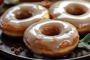 Baked Apple Cider Doughnuts With Cinnamon Maple Glaze Recipe