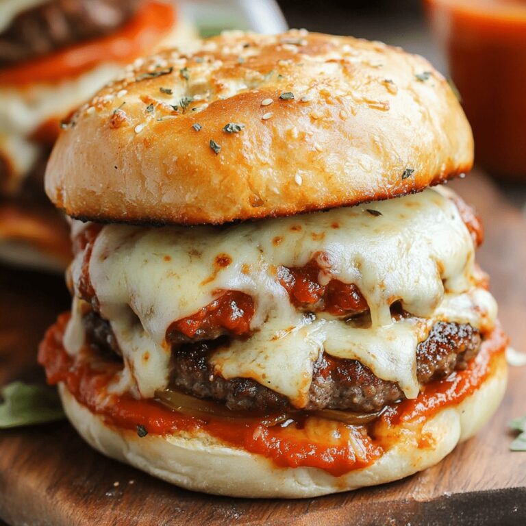 Easy Pizza Burgers Recipe