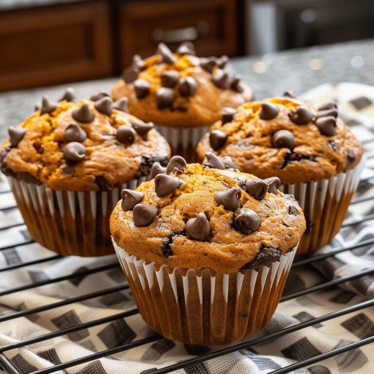 Pumpkin Chocolate Chip Muffins Recipe