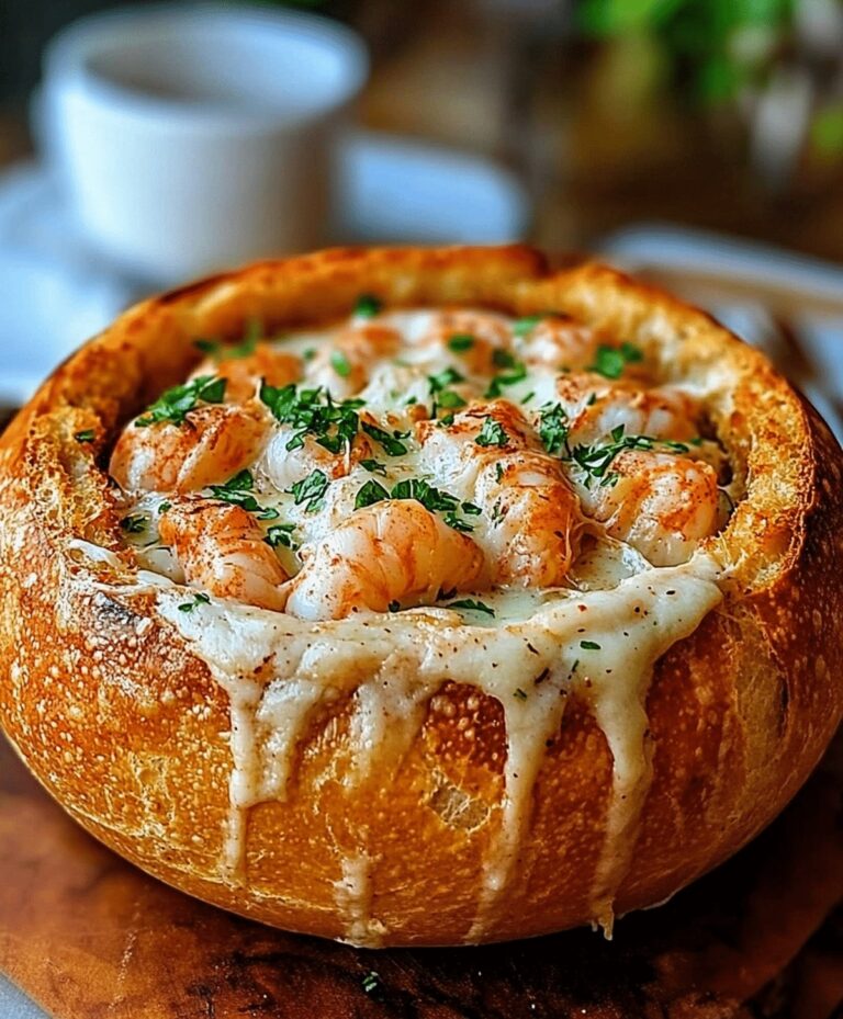 Stuffed Seafood Bread Bowl Recipe