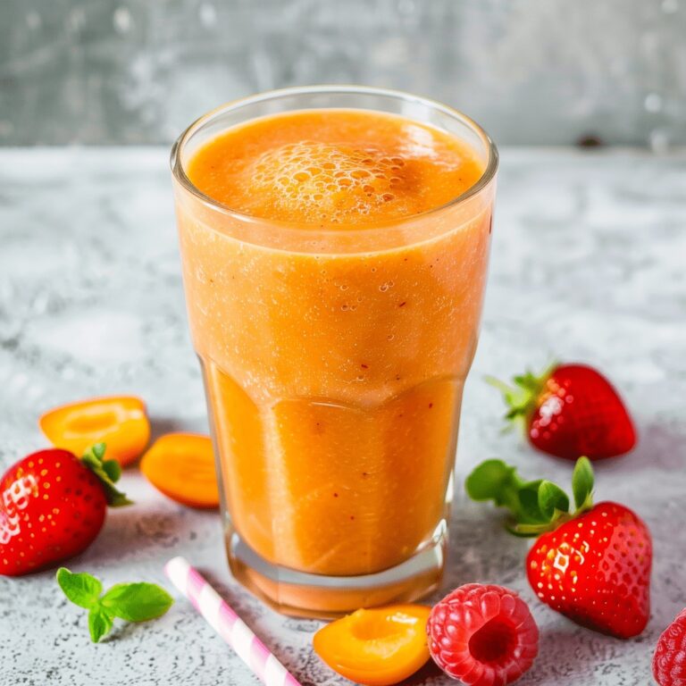 Apricot Strawberry Smoothies Recipe