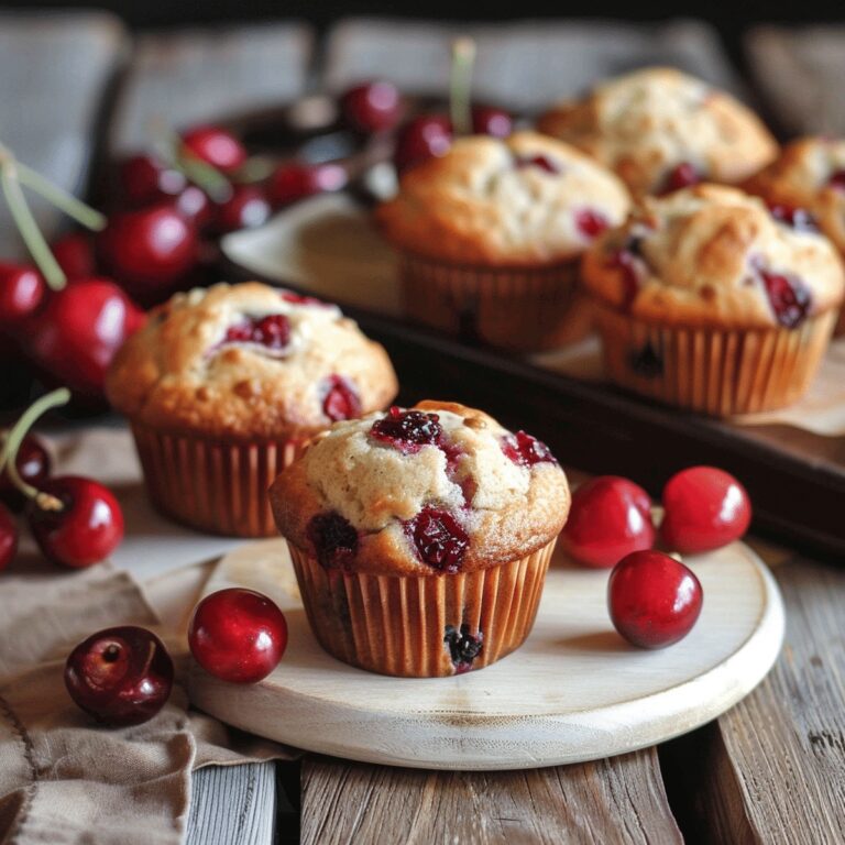 Sour Cherry Muffins Recipe