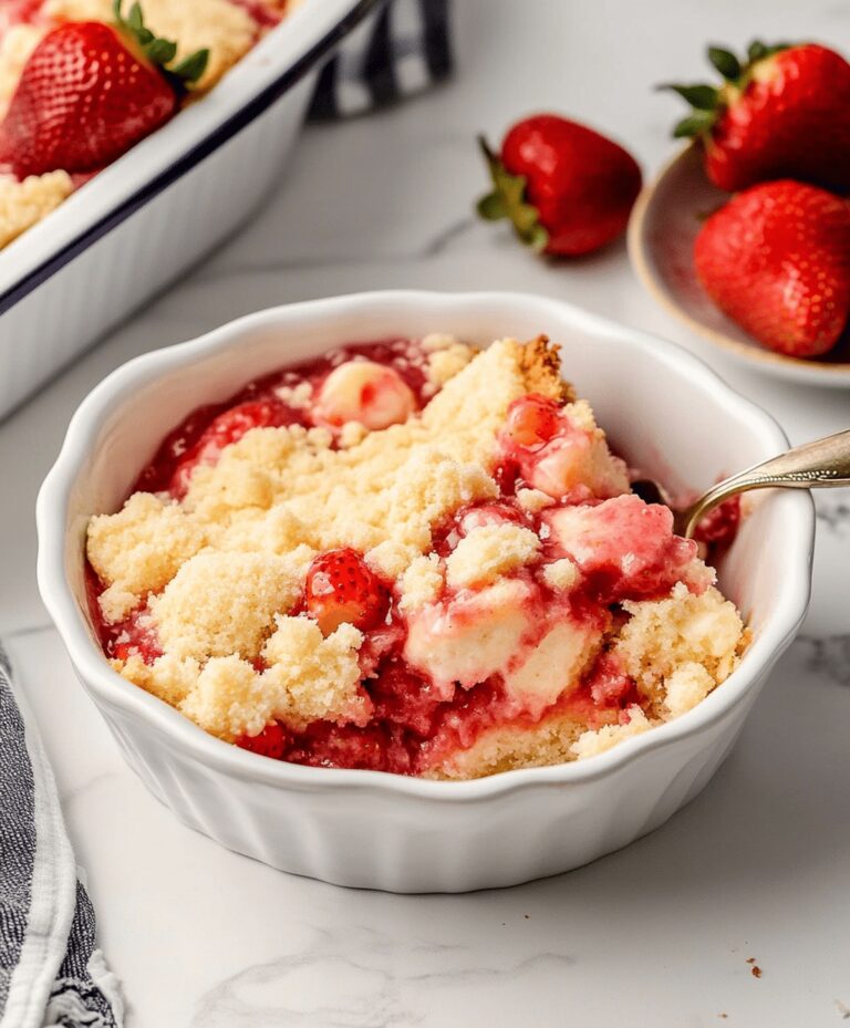 Strawberry Cheesecake Dump Cake Recipe