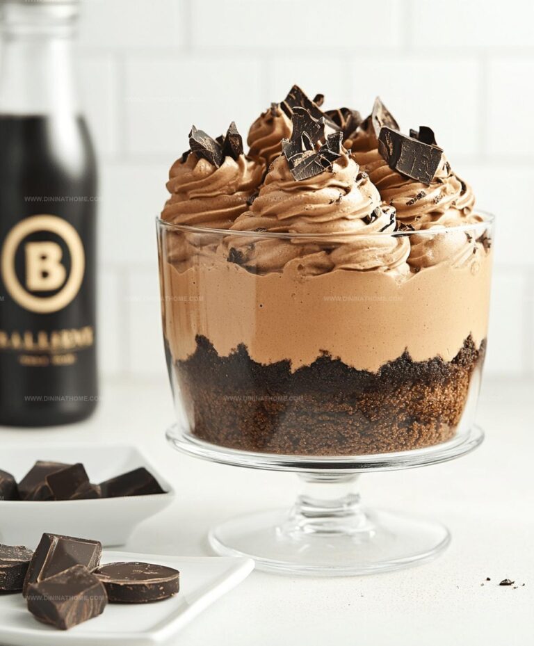 Baileys Chocolate Cheesecake Trifle Recipe