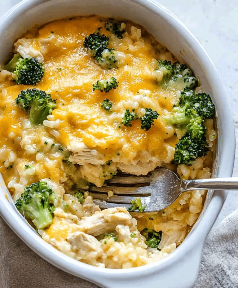 Crockpot Cheesy Chicken Broccoli Rice Recipe