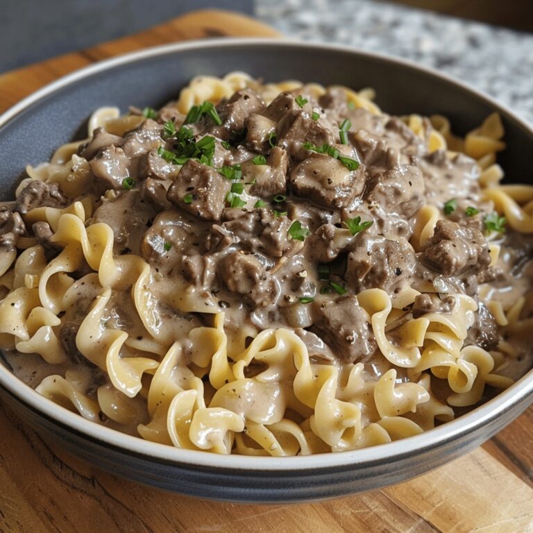 Simple Beef Stroganoff Recipe