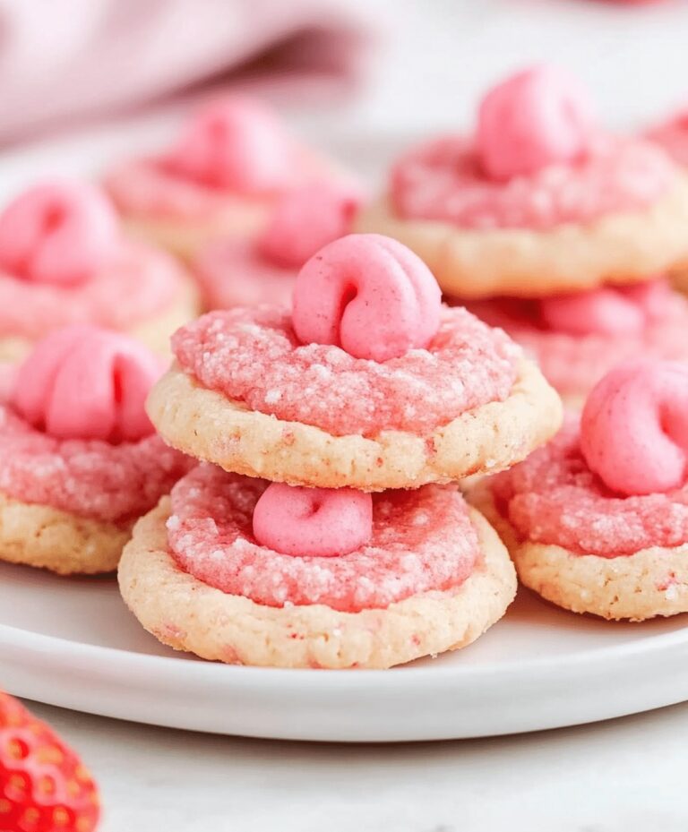 Strawberry Kiss Cookies Recipe