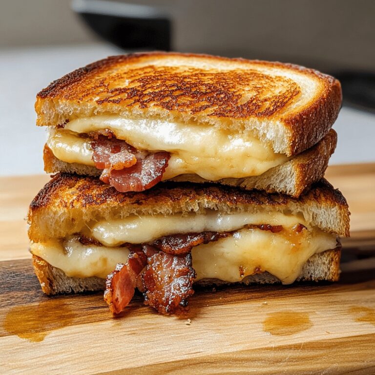 Sourdough Brie Grilled Cheese with Bacon Recipe