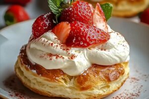 Strawberry & Cream Puffs Recipe