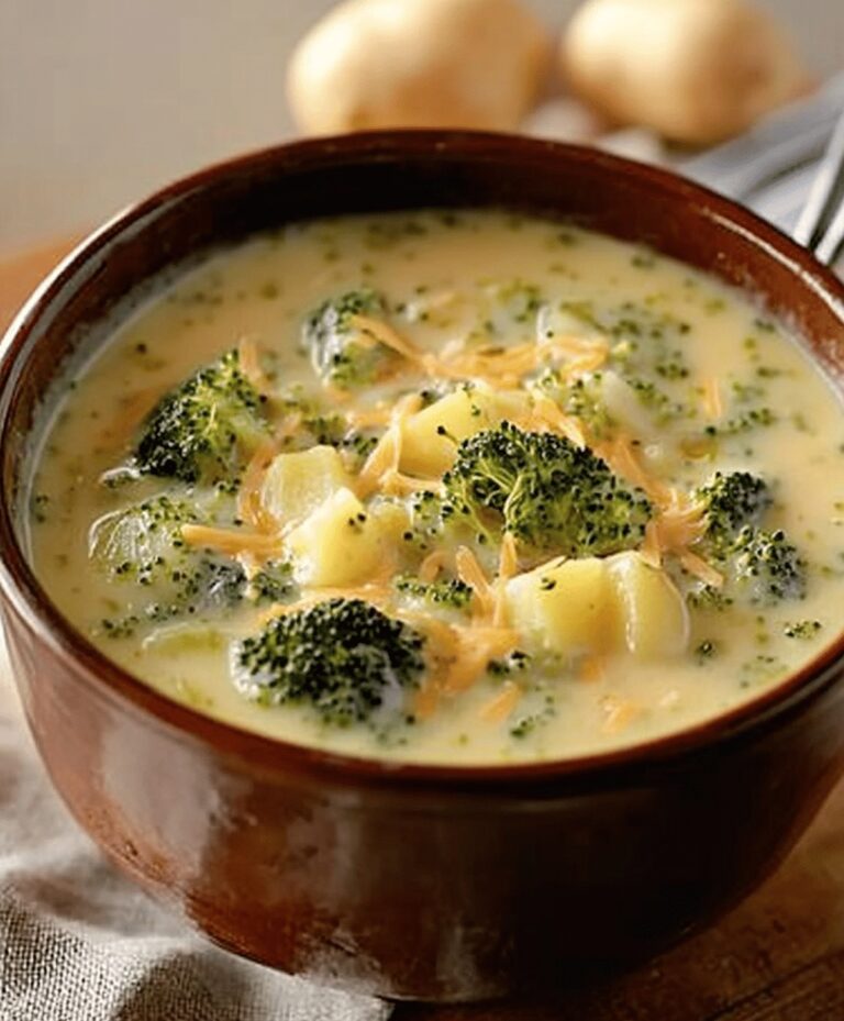 Broccoli Potato Cheese Soup Recipe