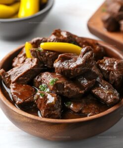 Easy Slow Cooker Mississippi Steak Bites Recipe