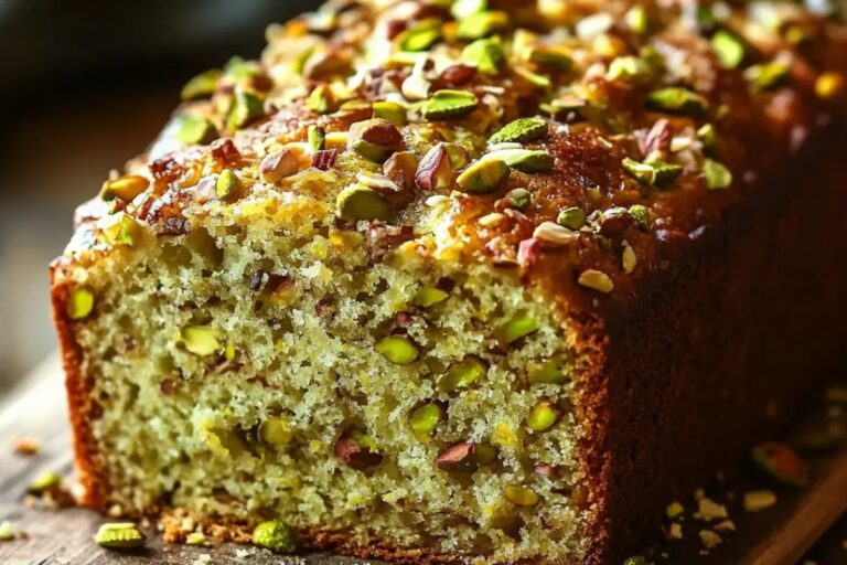 Pistachio Lemon Breakfast Bread Recipe