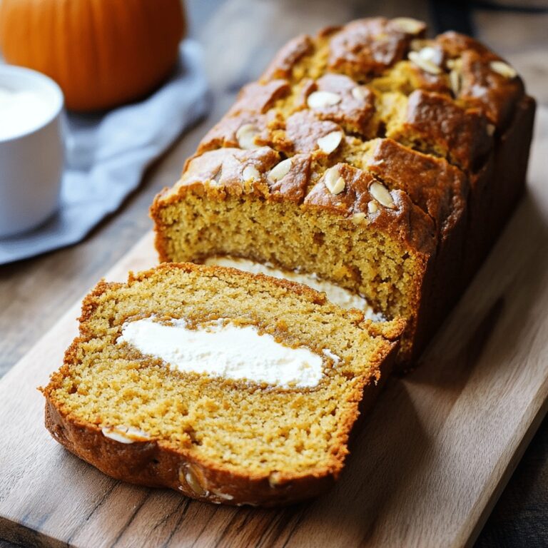 Cream Cheese Filled Pumpkin Bread Recipe