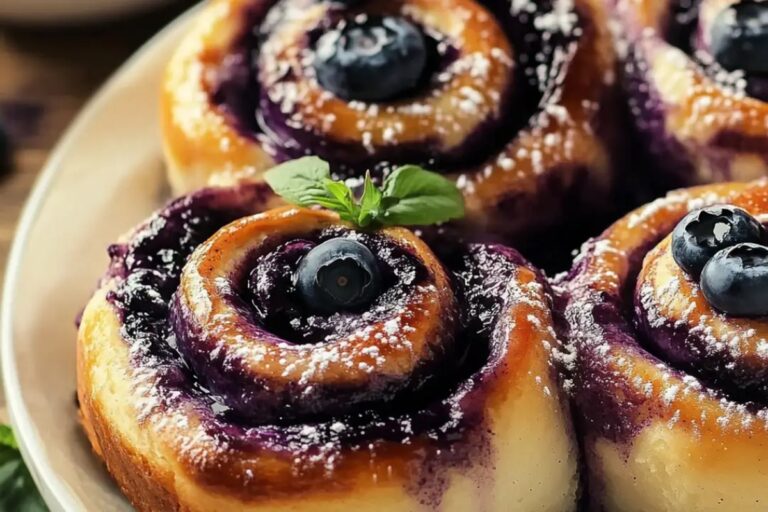 Blueberry Cinnamon Rolls Recipe