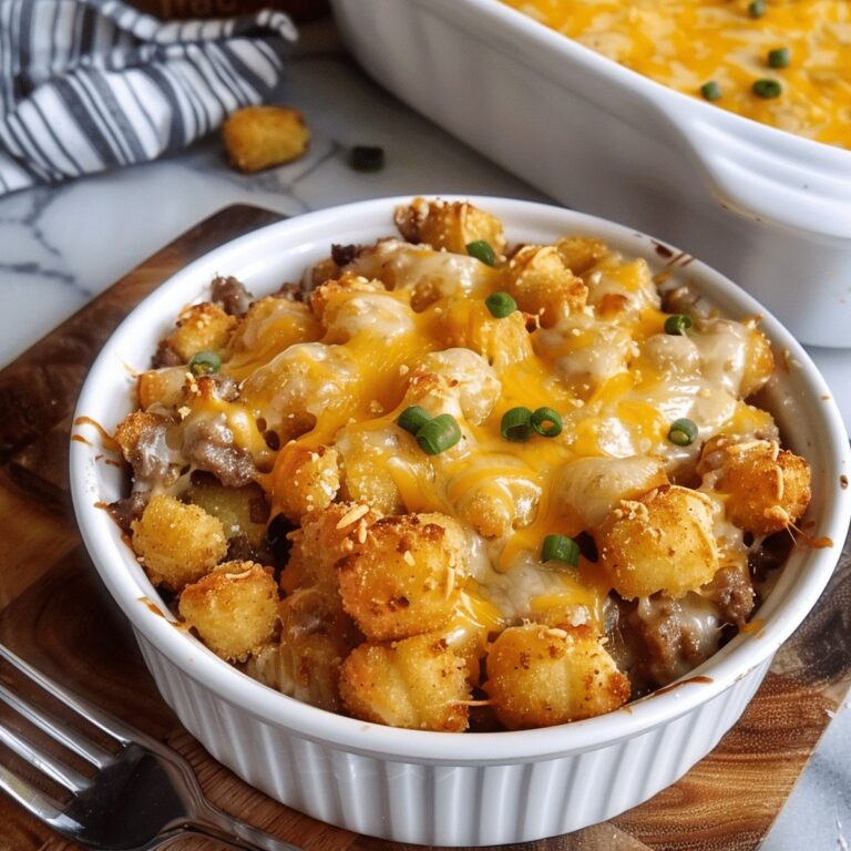 Cheesy Tater Tot Casserole Recipe