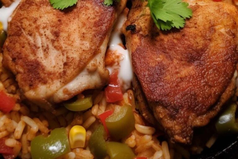 Tex-Mex Pork Chops and Rice Skillet Recipe