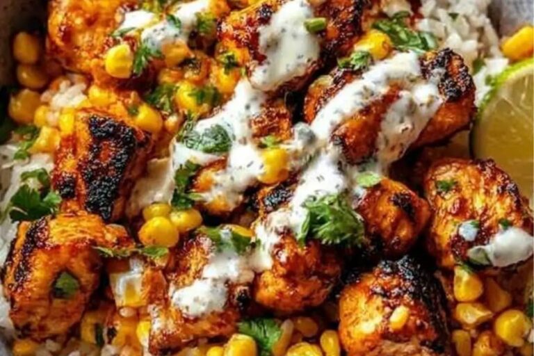 Street Corn Chicken Rice Bowl Recipe